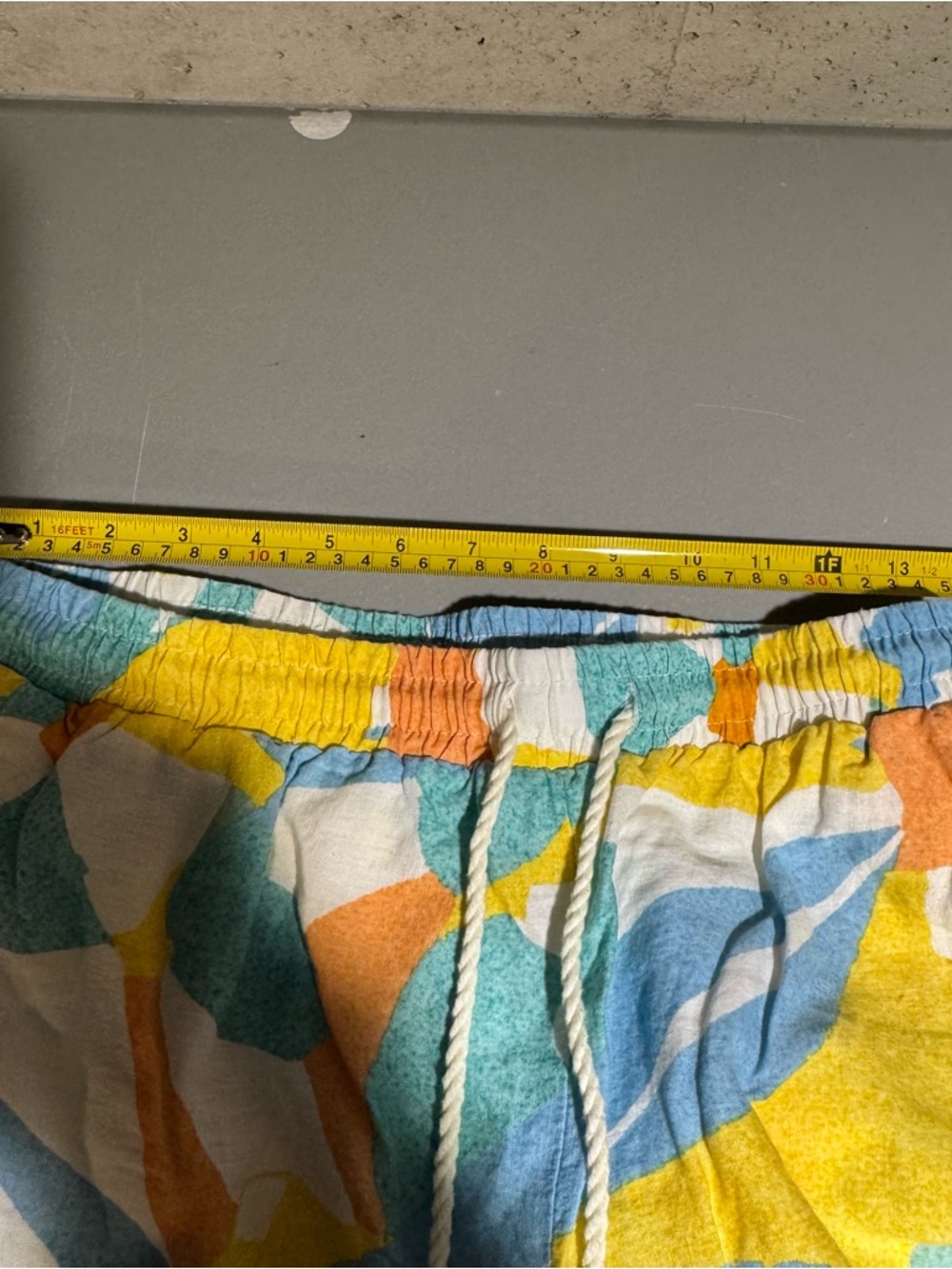 Calypso St. Barth Cropped Linen Tropical Pull On Pants Size Small Vacation - Picture 5 of 10